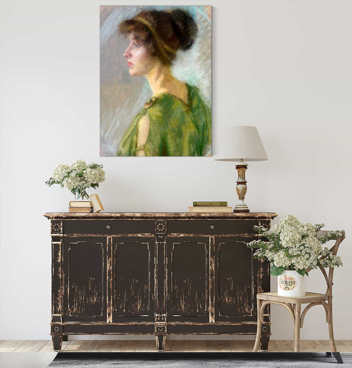 Young Woman In Green by Alice Pike Barney