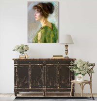 Young Woman In Green by Alice Pike Barney