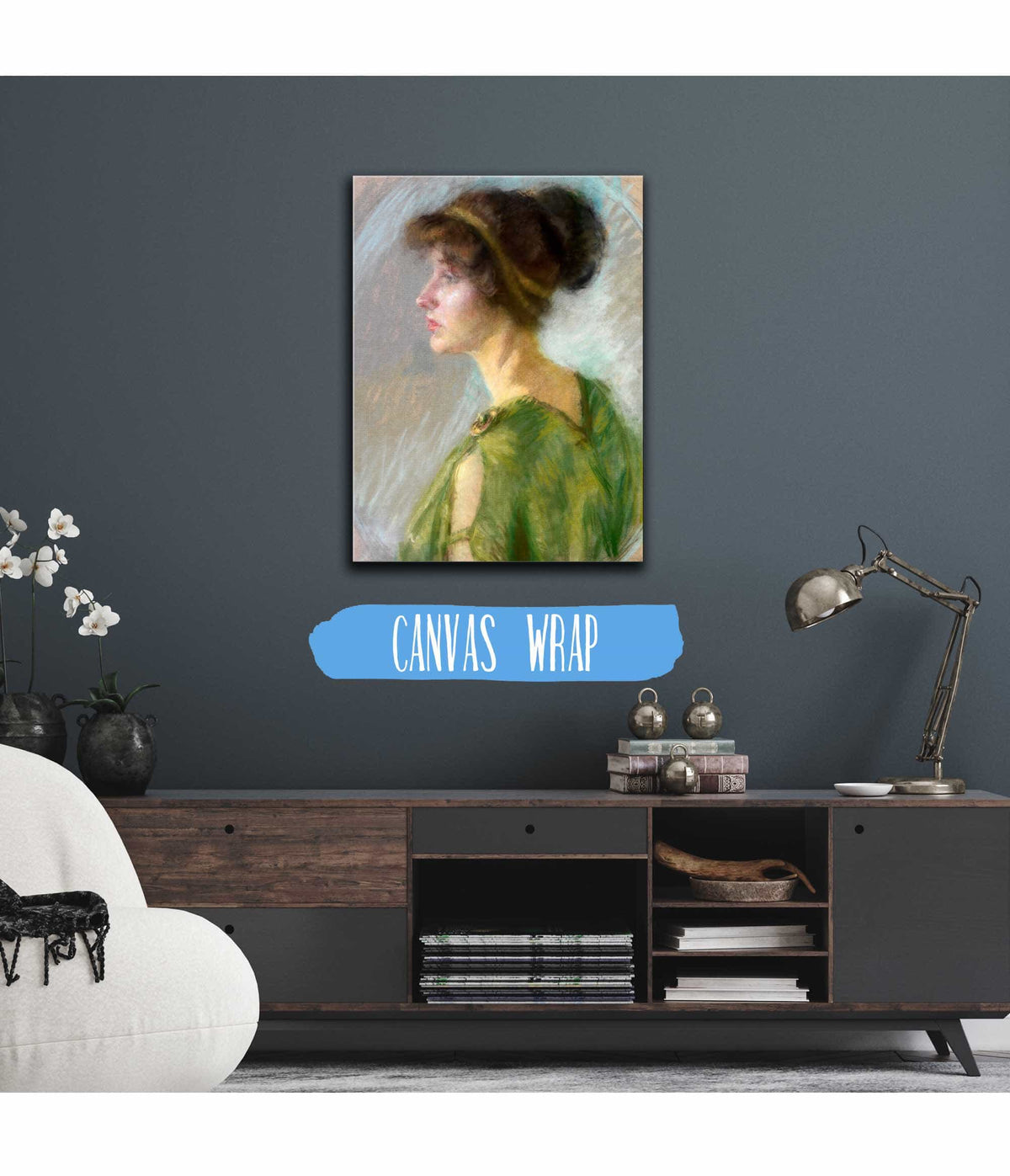 Young Woman In Green by Alice Pike Barney