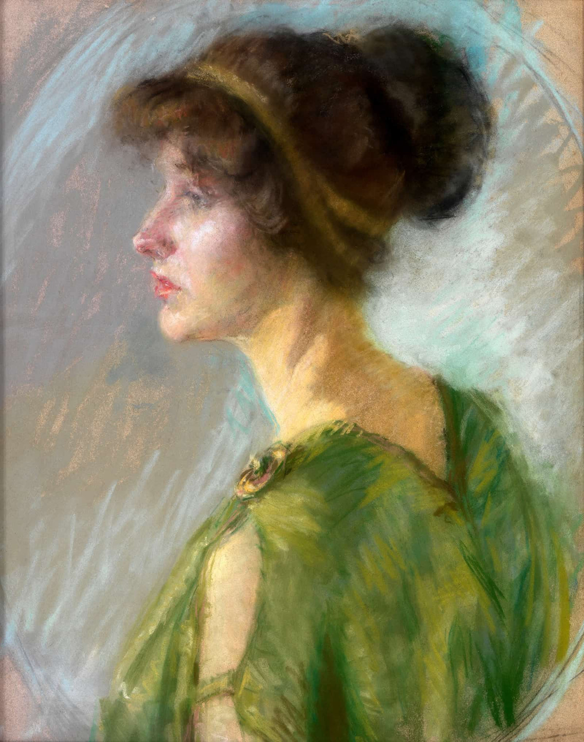 Young Woman In Green by Alice Pike Barney