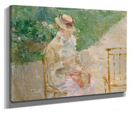 Young Woman Knitting by Berthe Morisot