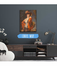 Young Woman With Guitar by Leopold Schmutzler