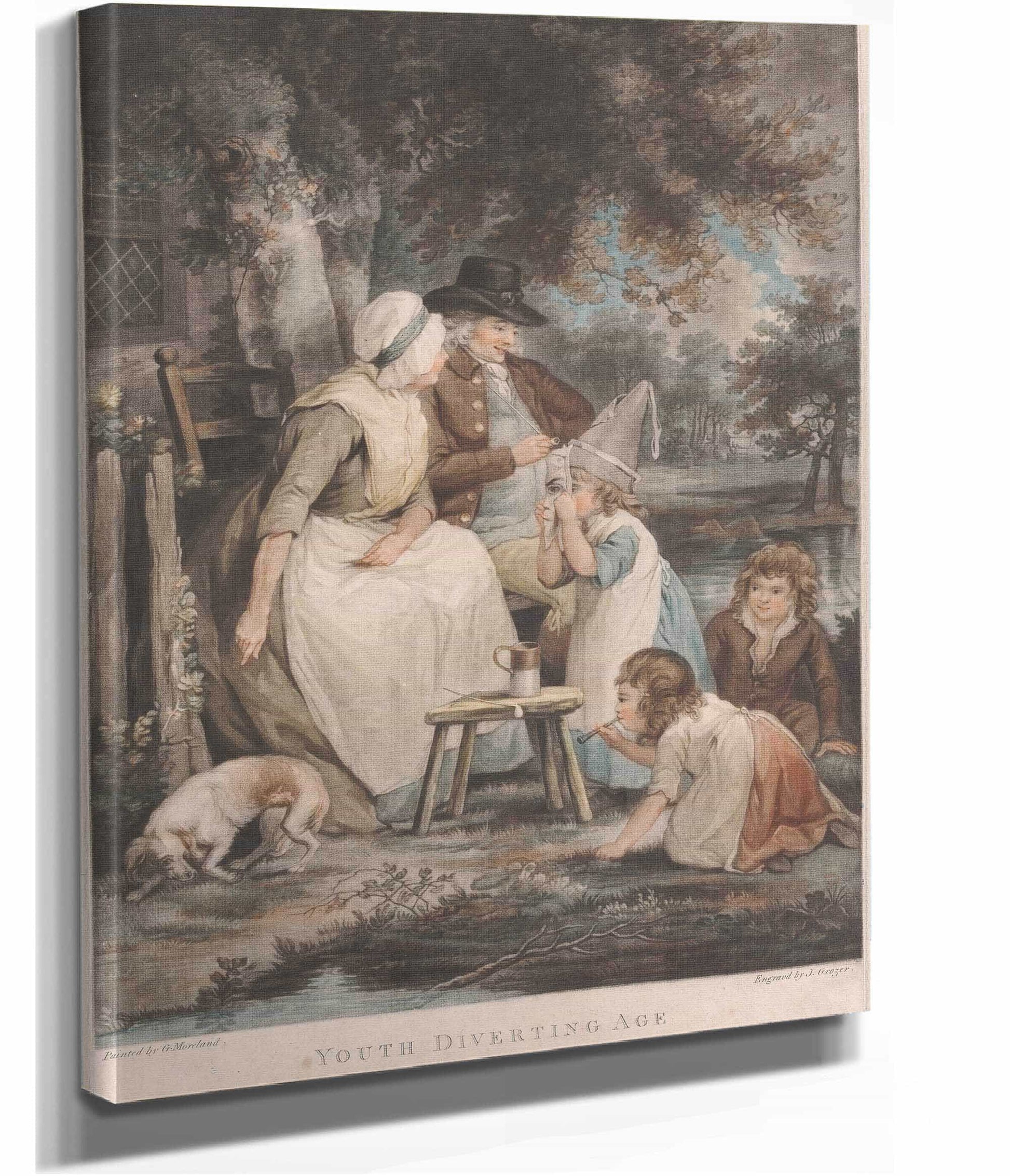 Youth Diverting Age by George Morland