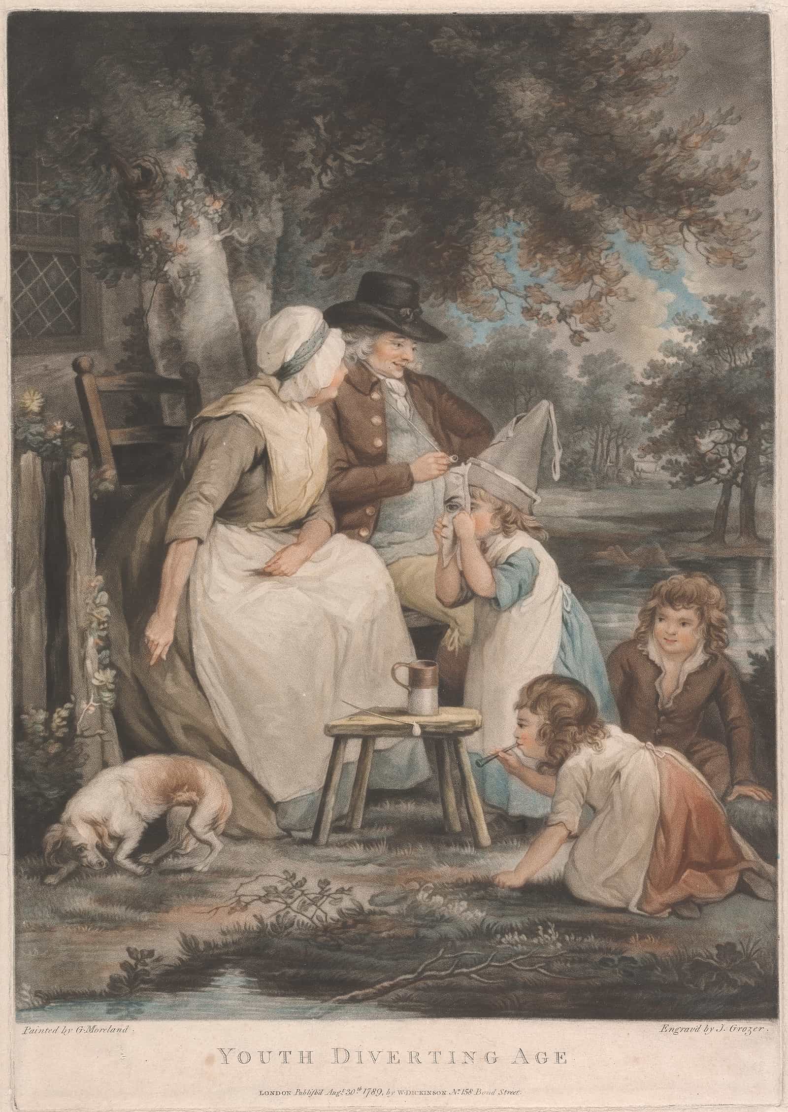 Youth Diverting Age by George Morland