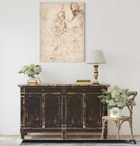 Youth Kneeling Before A Prelate by Guercino