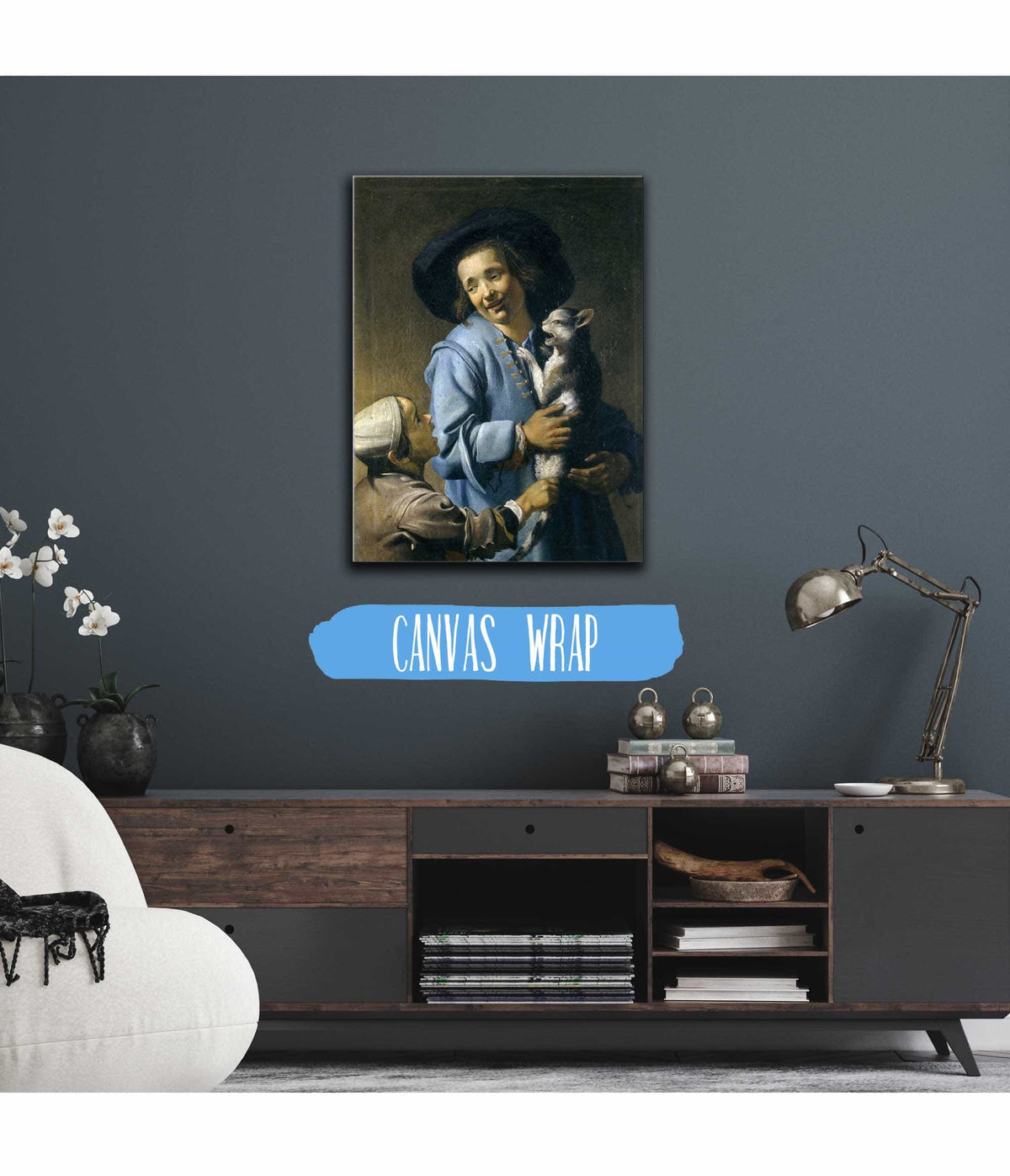 Youths Playing With The Cat by Abraham Bloemaert