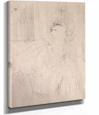 Yvette Guilbert A Menilmontant De Bruant by Henri De Toulouse Lautrec