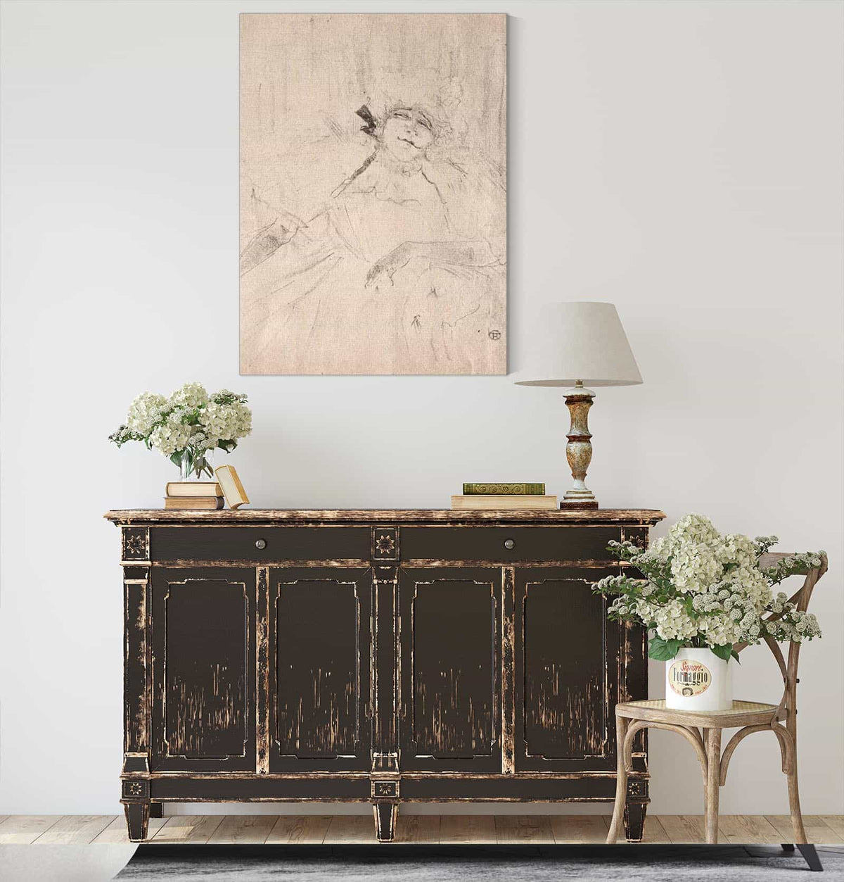 Yvette Guilbert Chanson Ancienne by Henri De Toulouse Lautrec