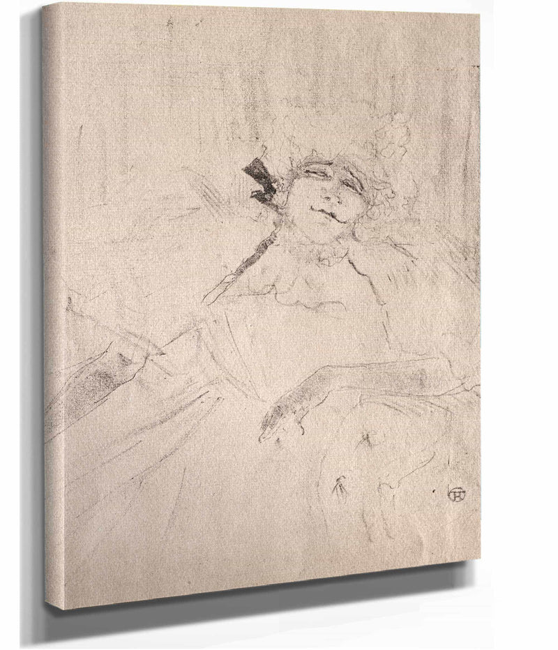 Yvette Guilbert Chanson Ancienne by Henri De Toulouse Lautrec