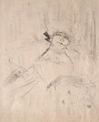 Yvette Guilbert Chanson Ancienne by Henri De Toulouse Lautrec