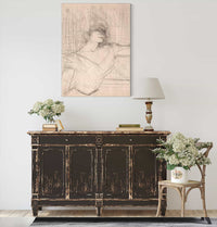 Yvette Guilbert Dans La Glu by Henri De Toulouse Lautrec