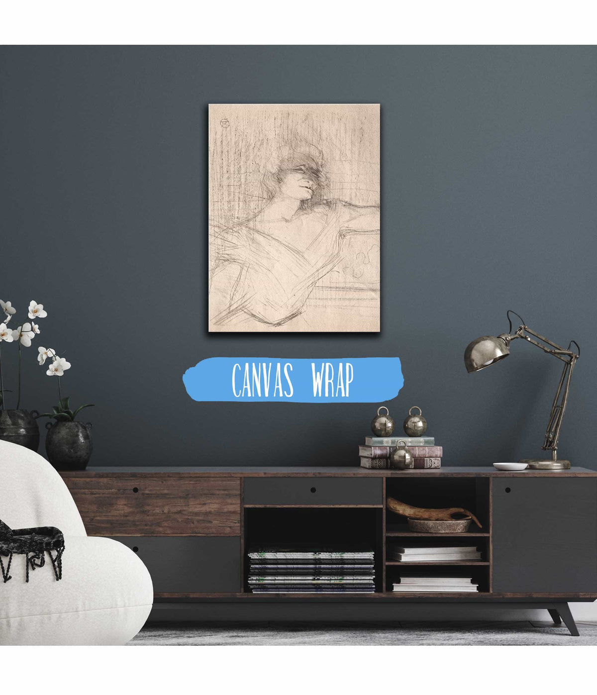 Yvette Guilbert Dans La Glu by Henri De Toulouse Lautrec