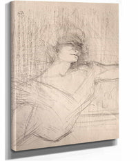 Yvette Guilbert Dans La Glu by Henri De Toulouse Lautrec