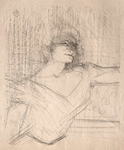 Yvette Guilbert Dans La Glu by Henri De Toulouse Lautrec