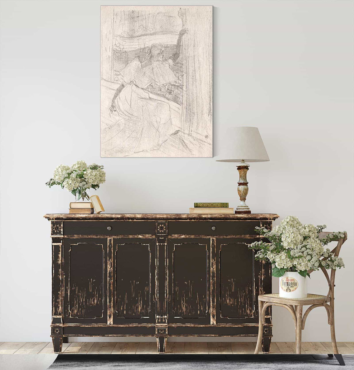 Yvette Guilbert Saluant Le Public by Henri De Toulouse Lautrec