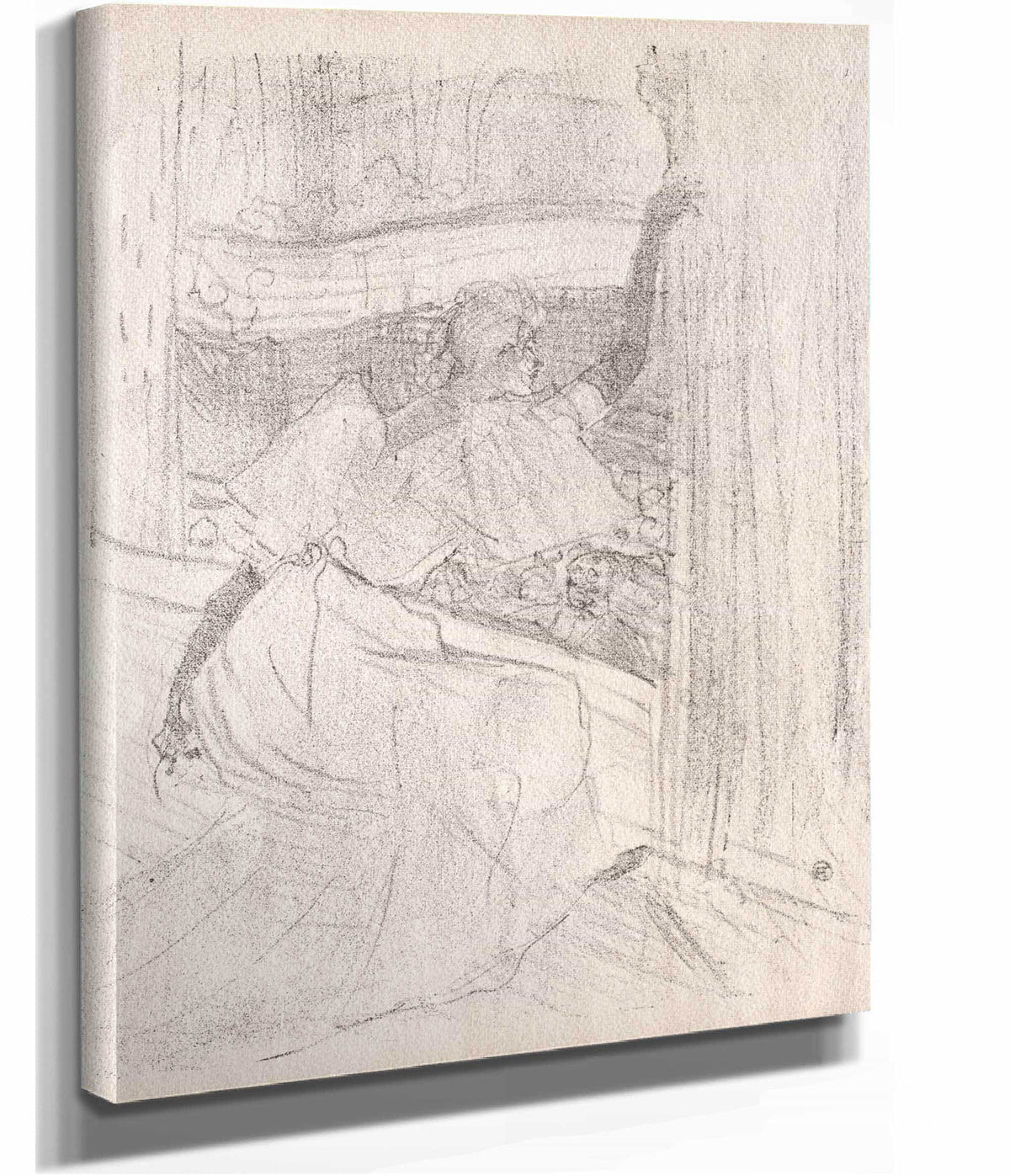 Yvette Guilbert Saluant Le Public by Henri De Toulouse Lautrec