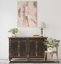 Yvette Guilbert Sur La Scene by Henri De Toulouse Lautrec