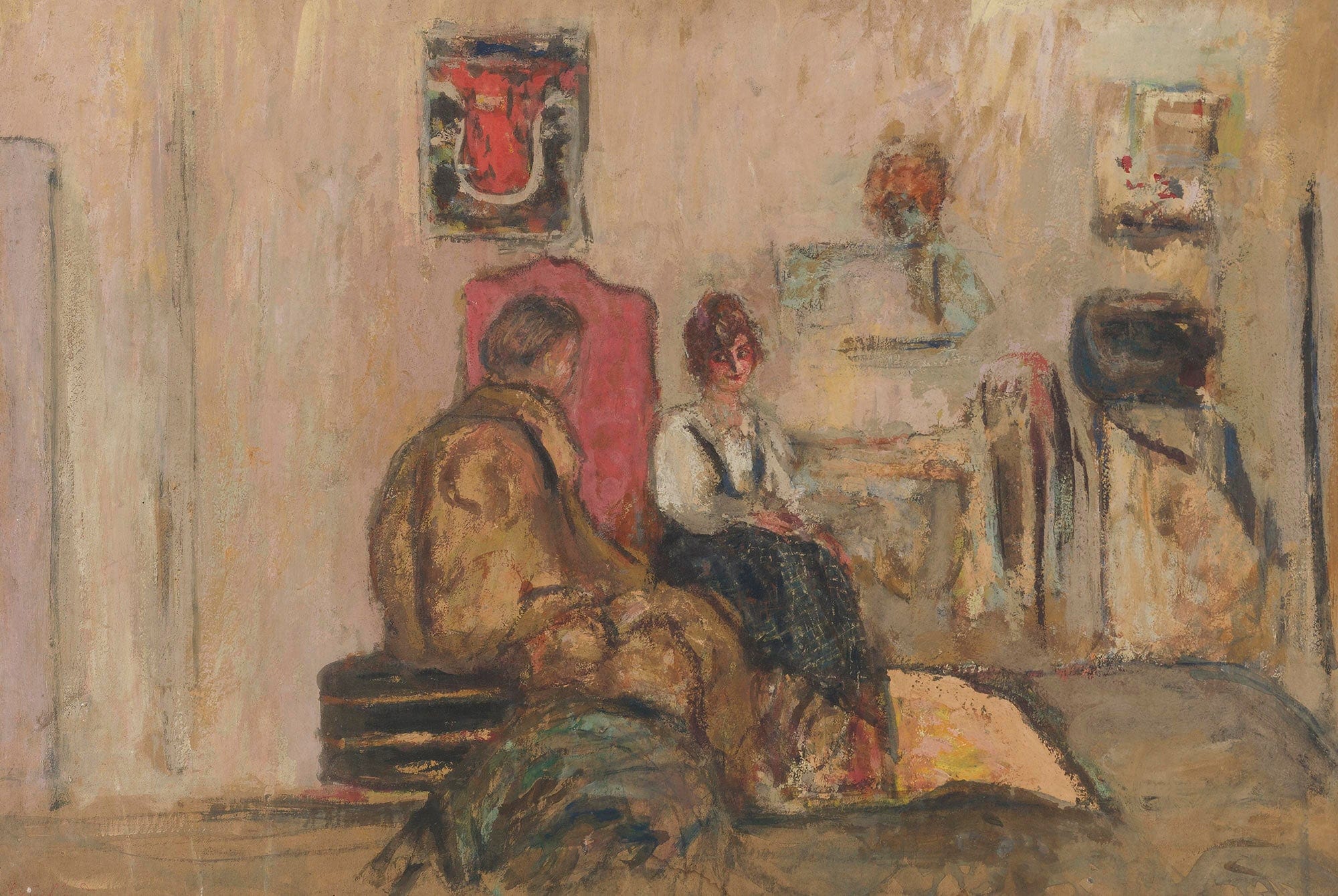 Yvonne Printemps Dans Sa Loge by Edouard Vuillard