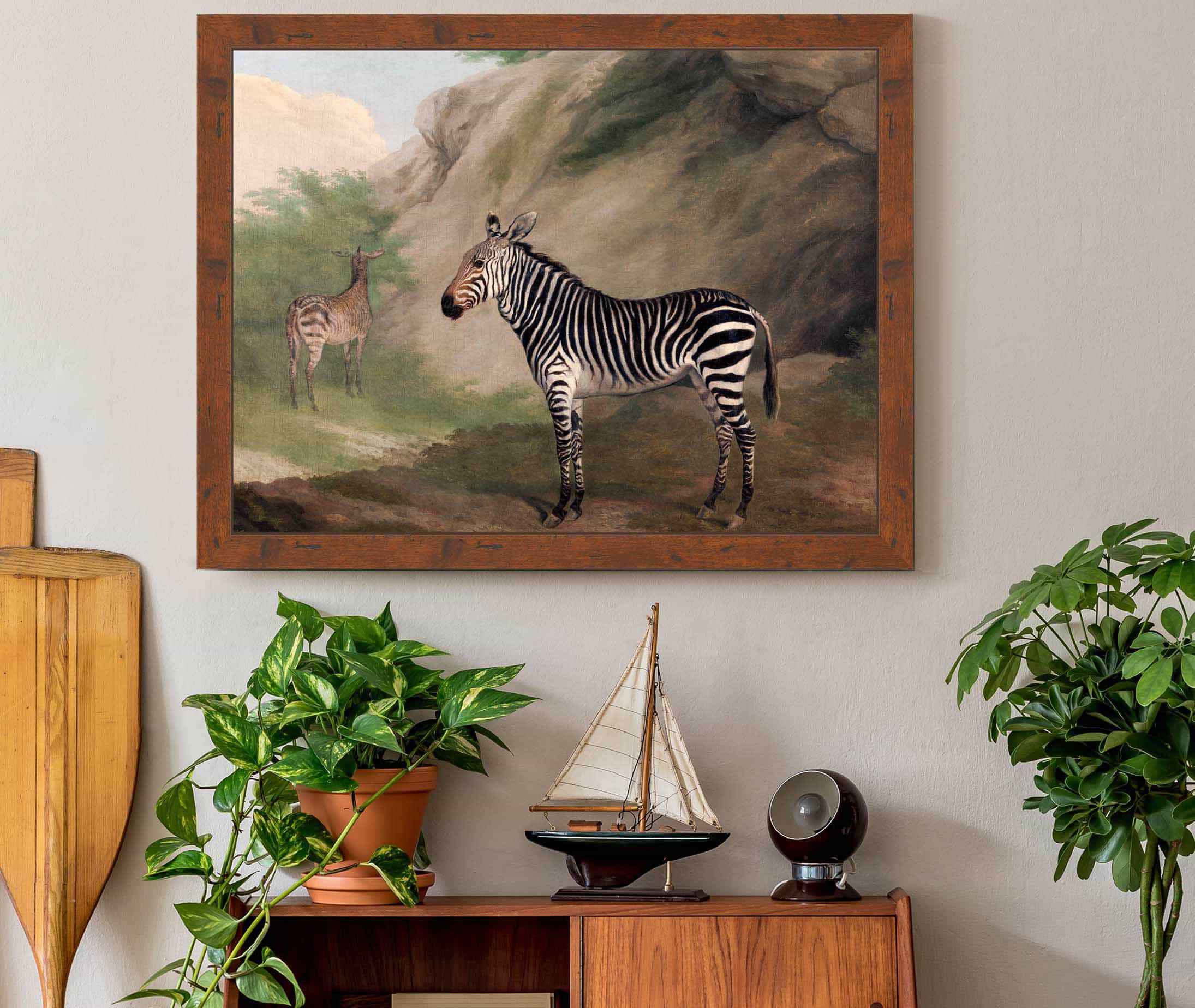 Zebra by Jacques Laurent Agasse
