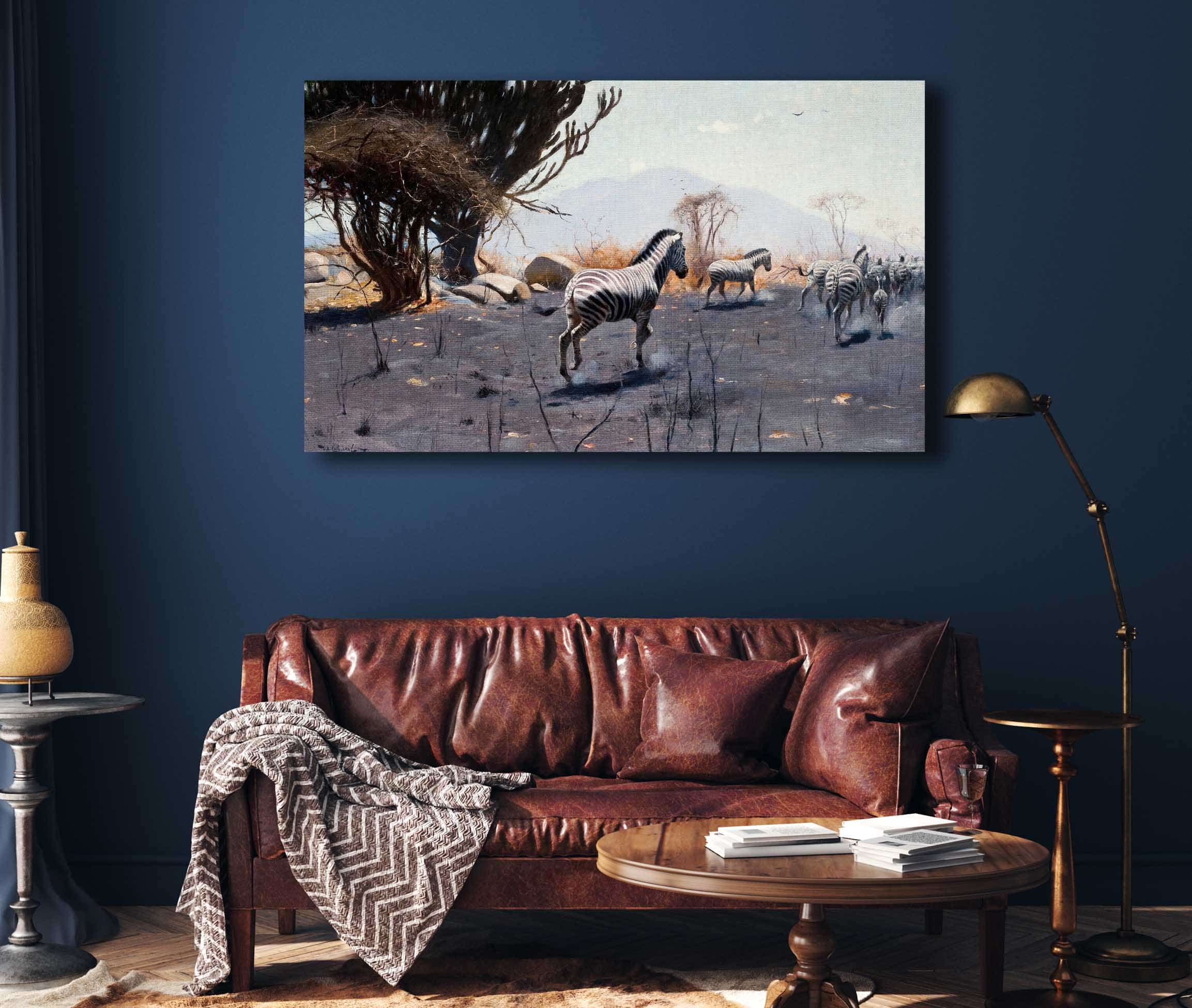 Zebras by Wilhelm Kuhnert