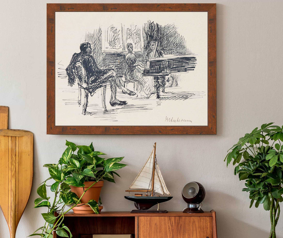 Zeichnungen Zu Goethes Mann Von Jahren by Max Liebermann