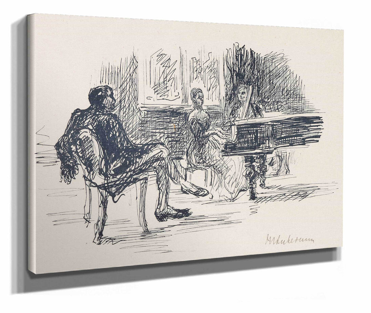 Zeichnungen Zu Goethes Mann Von Jahren by Max Liebermann
