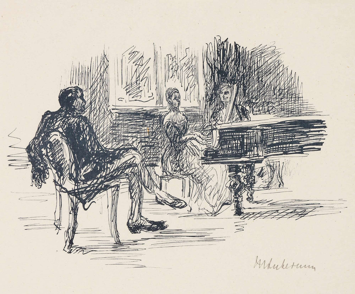 Zeichnungen Zu Goethes Mann Von Jahren by Max Liebermann