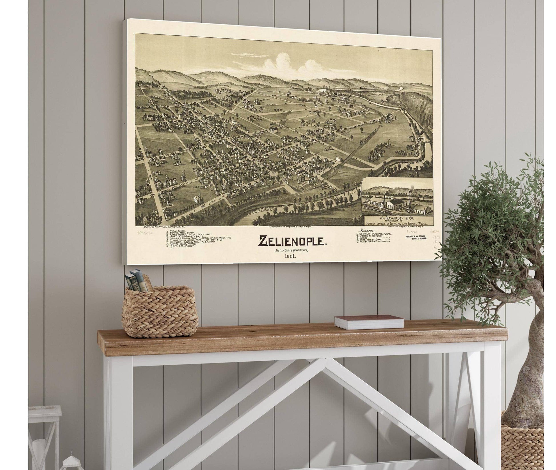 Zelienople Butler County Pennsylvania 1901  State Of Pennsylvania