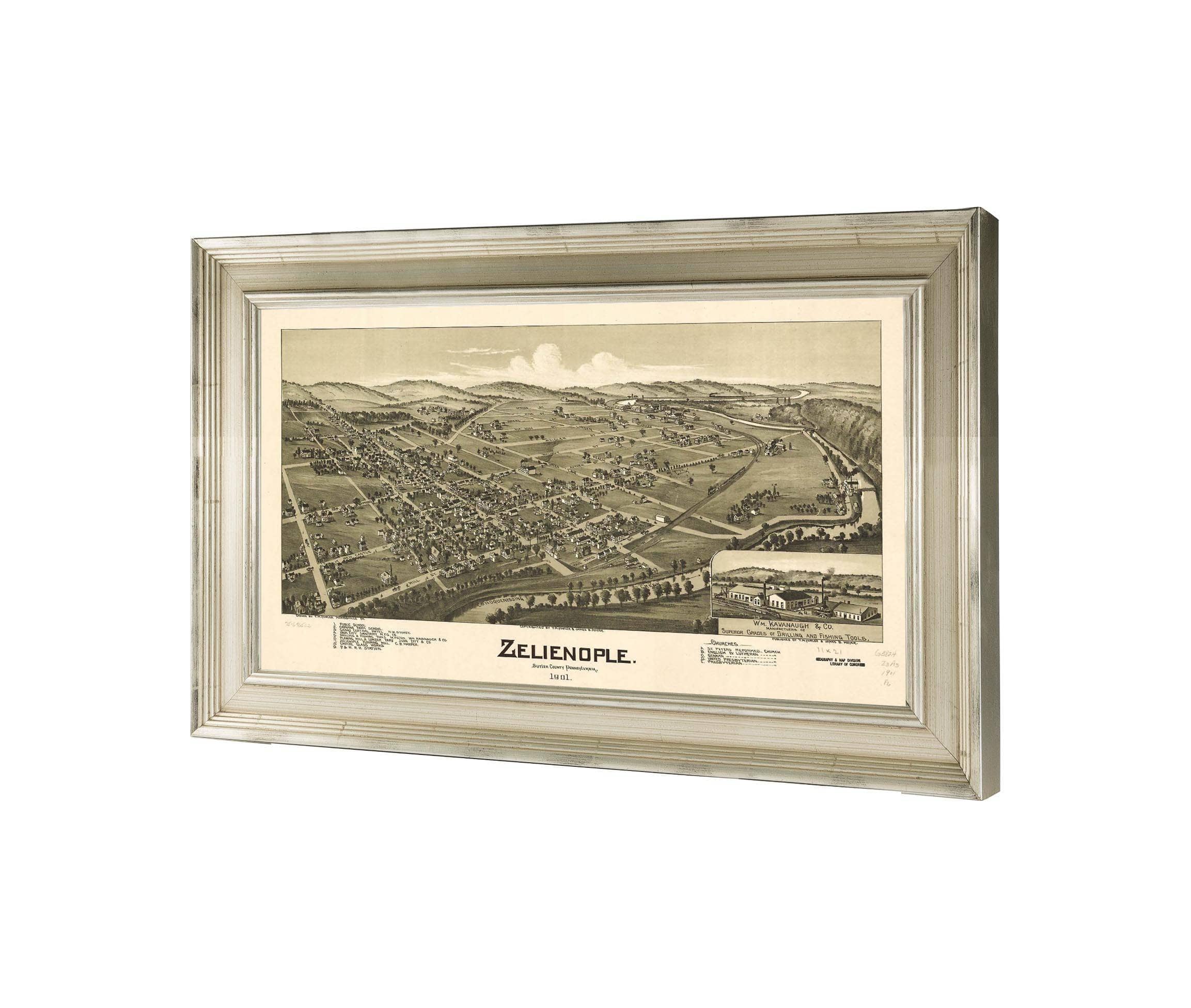 Zelienople Butler County Pennsylvania 1901  State Of Pennsylvania