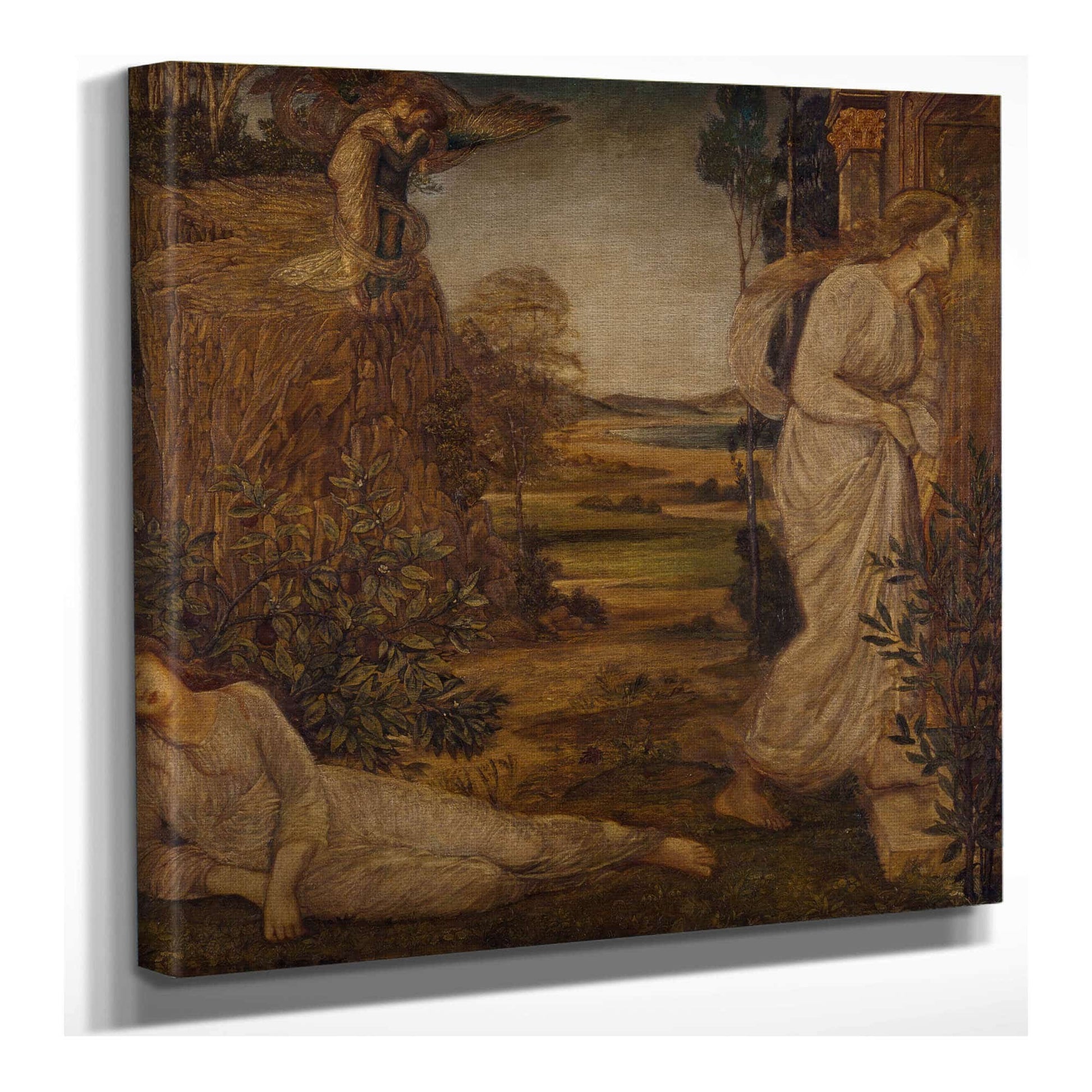 Zephyrus Bearing Psyche To The Mountain by Sir Edward Coley Burne Jones