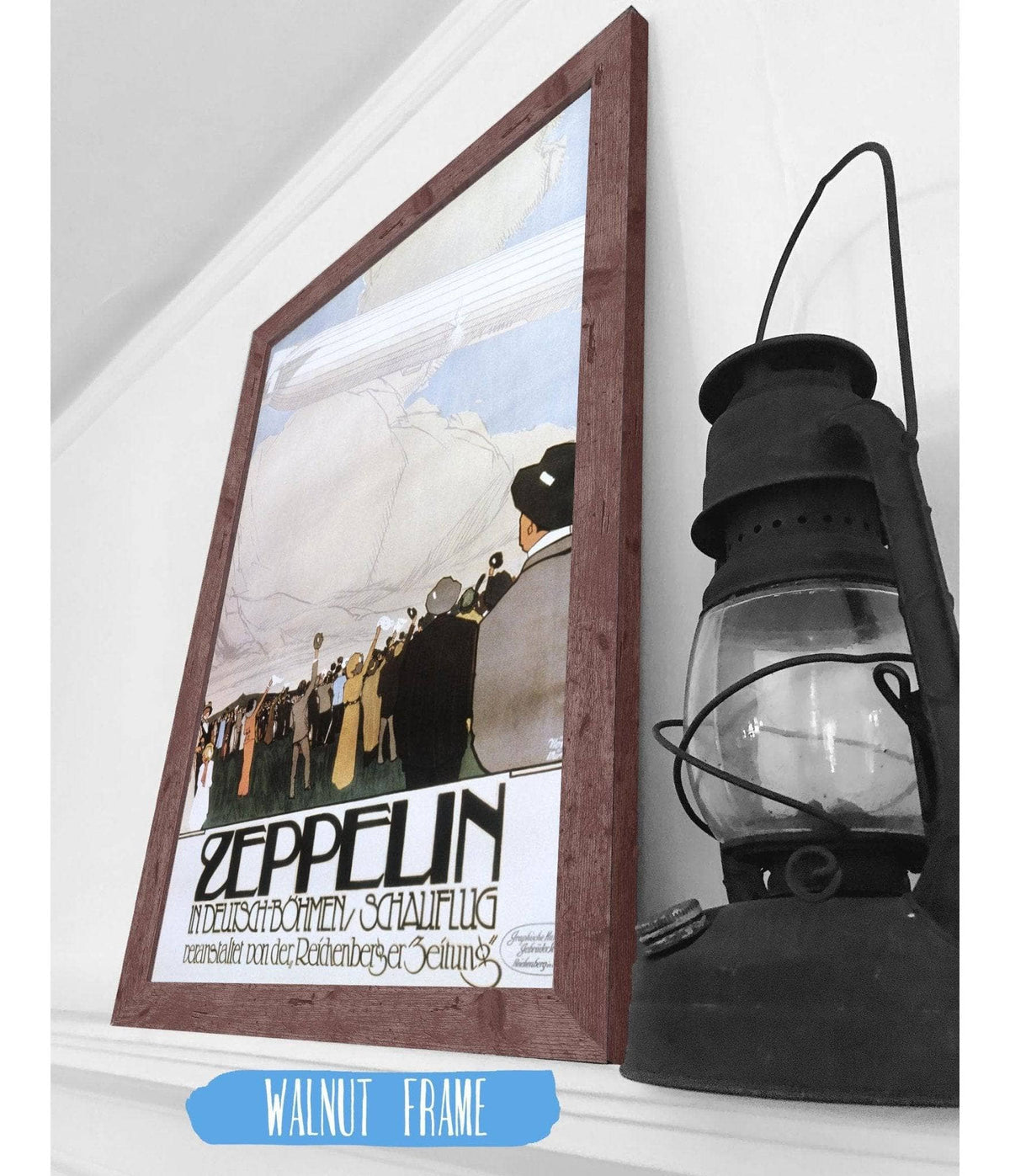 Zeppelin in Deutsch Bohmen Schauflug
