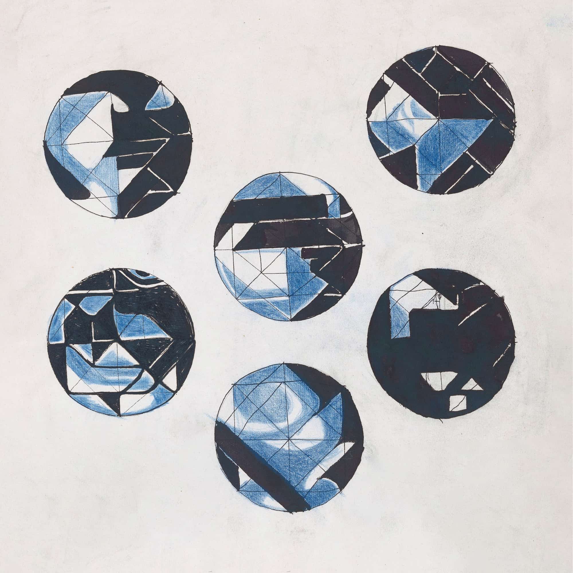 Zes Cirkelvormige Ontwerpen  by Richard Nicolaus Roland Holst